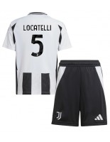 Juventus Manuel Locatelli #5 Kotipaita Lasten 2024-25 Lyhythihainen (+ shortsit)